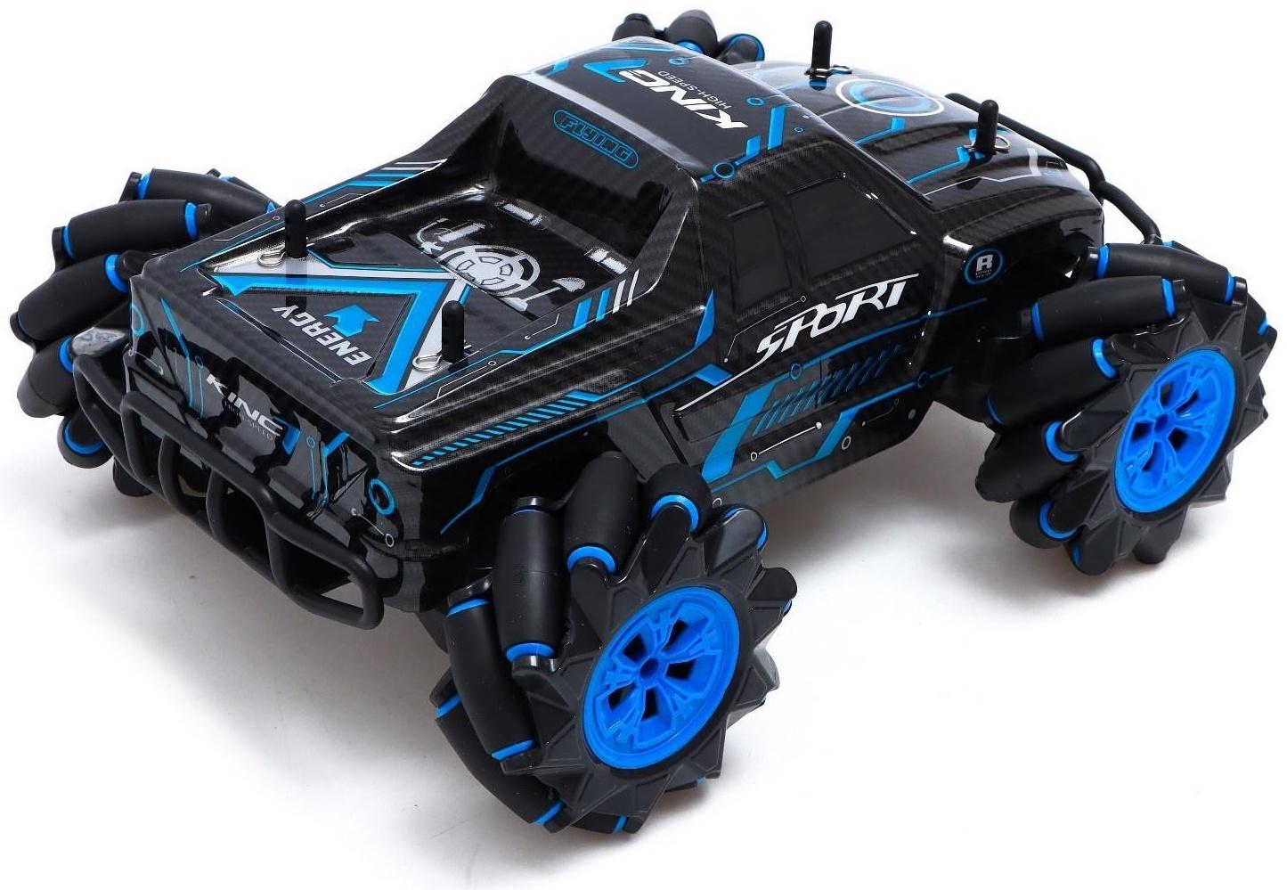 Джип радиоуправляемый «Пикап», 4WD, управление жестами, работает от аккумулятора, цвет синий