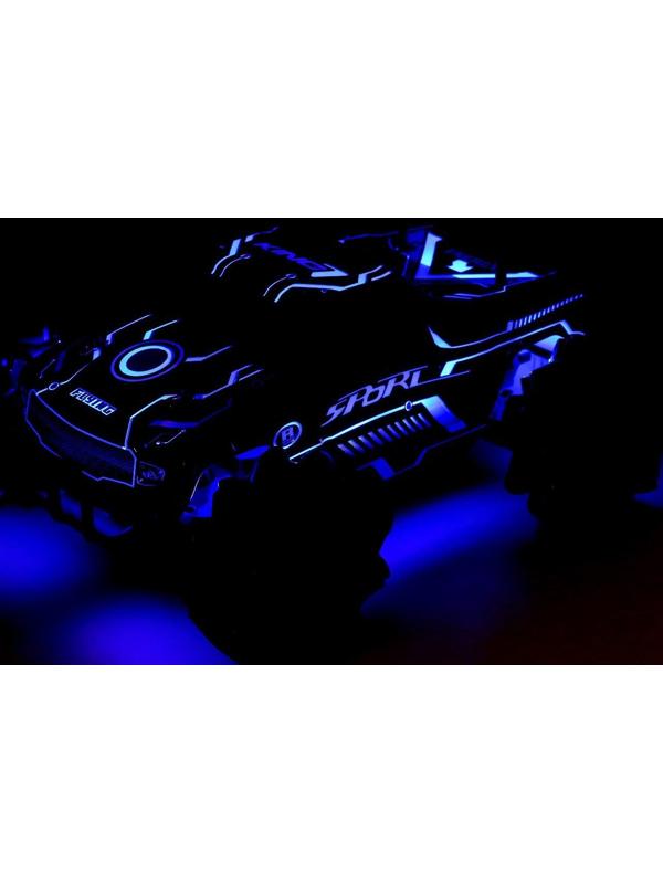 Джип радиоуправляемый «Пикап», 4WD, управление жестами, работает от аккумулятора, цвет синий