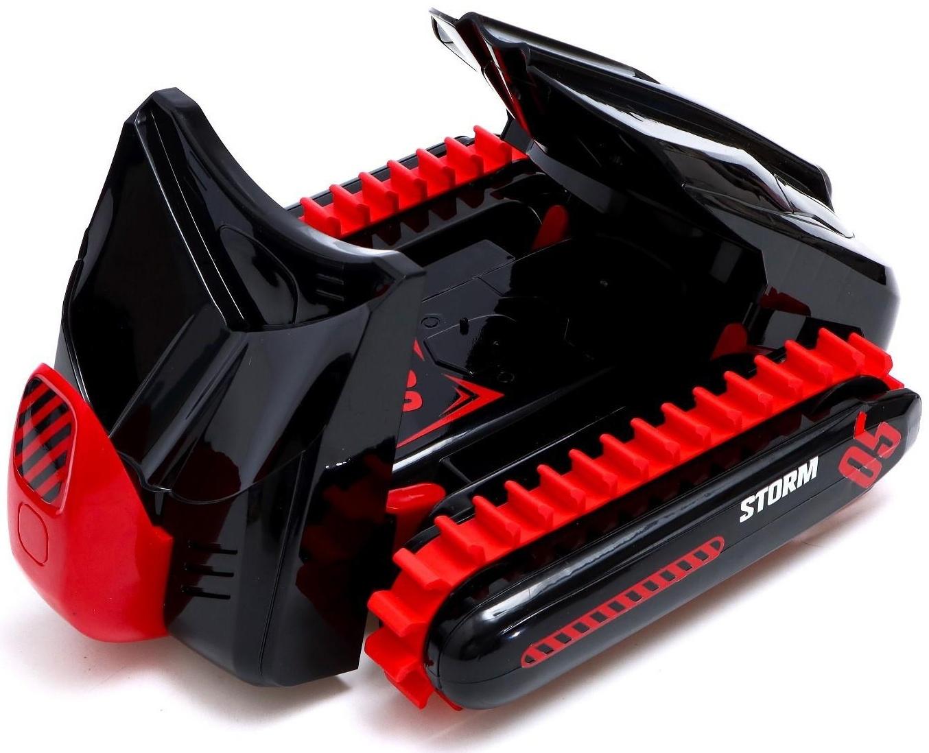 Машина-перевёртыш радиоуправляемая «Амфибия», плавает по воде, работает от аккумулятора, цвет красный