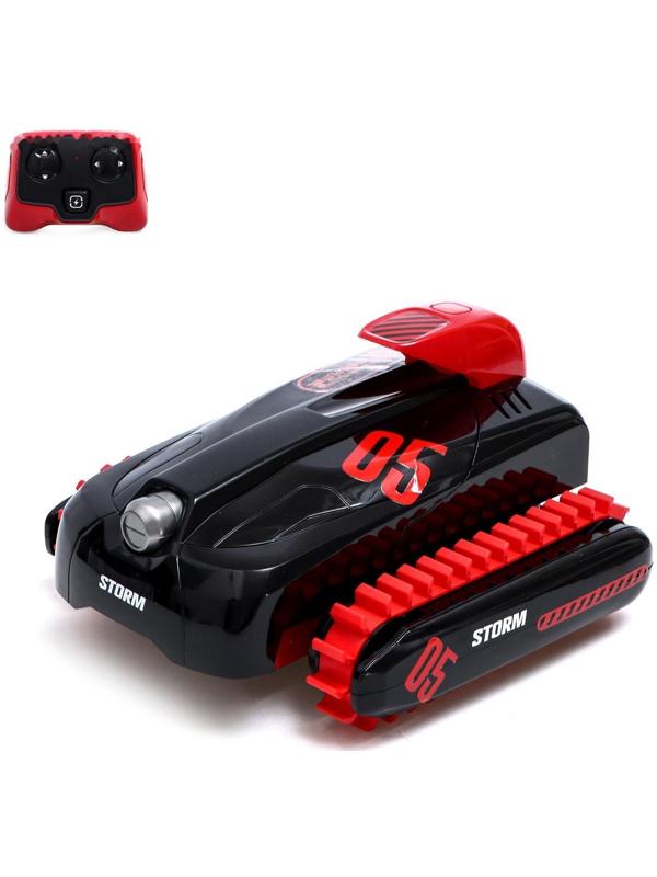 Машина-перевёртыш радиоуправляемая «Амфибия», плавает по воде, работает от аккумулятора, цвет красный