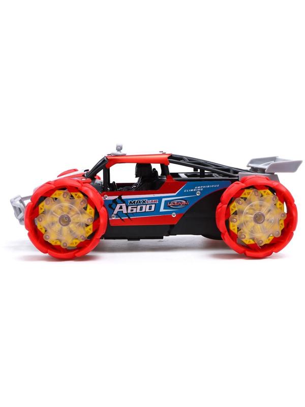 Машина радиоуправляемая A600 4WD, 1:12, управление жестами, кузов из металла, цвет красный