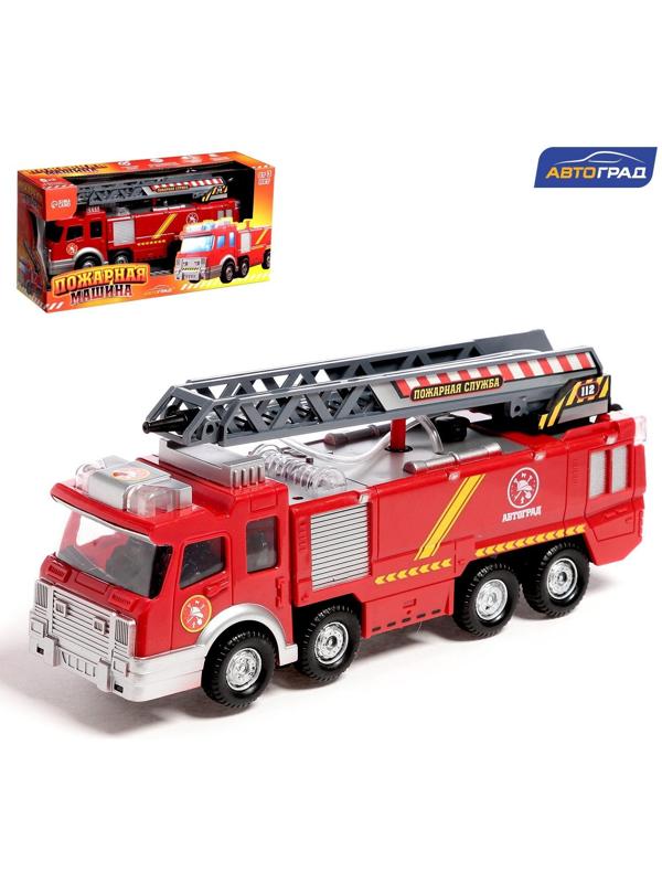 Машина «Пожарная», стреляет водой, русская озвучка, световые и звуковые эффекты
