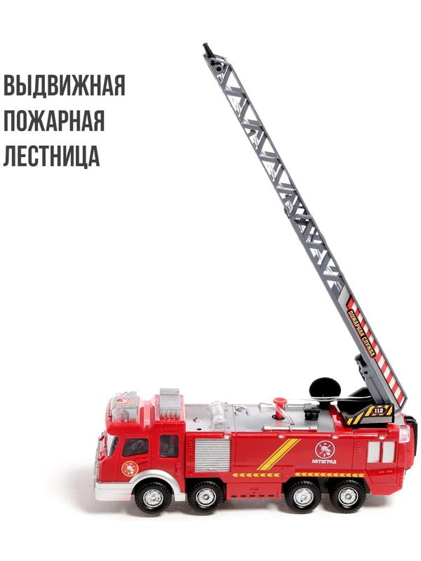 Машина «Пожарная», стреляет водой, русская озвучка, световые и звуковые эффекты
