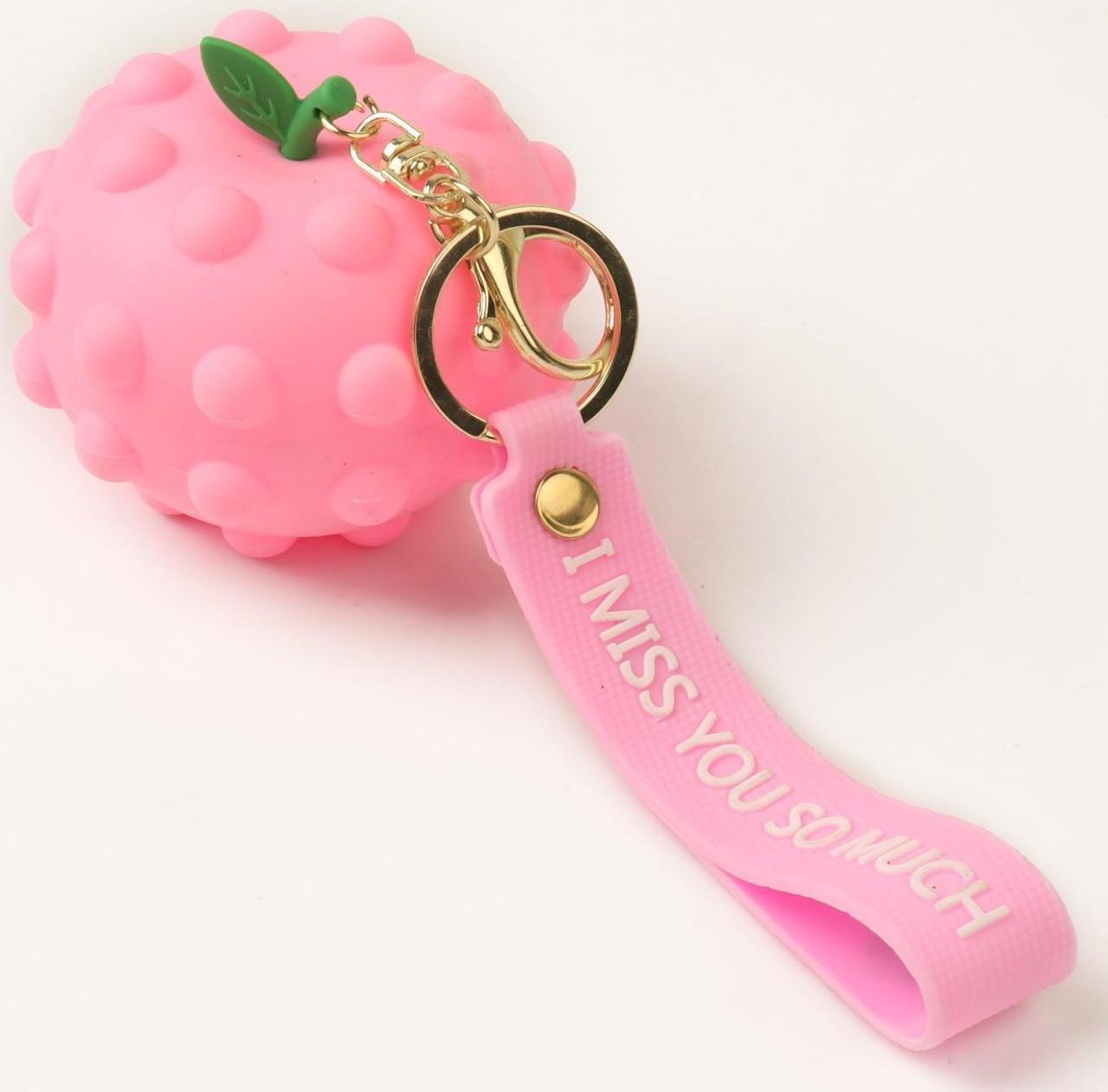 Мялка «Яблоко» на брелоке, цвета МИКС