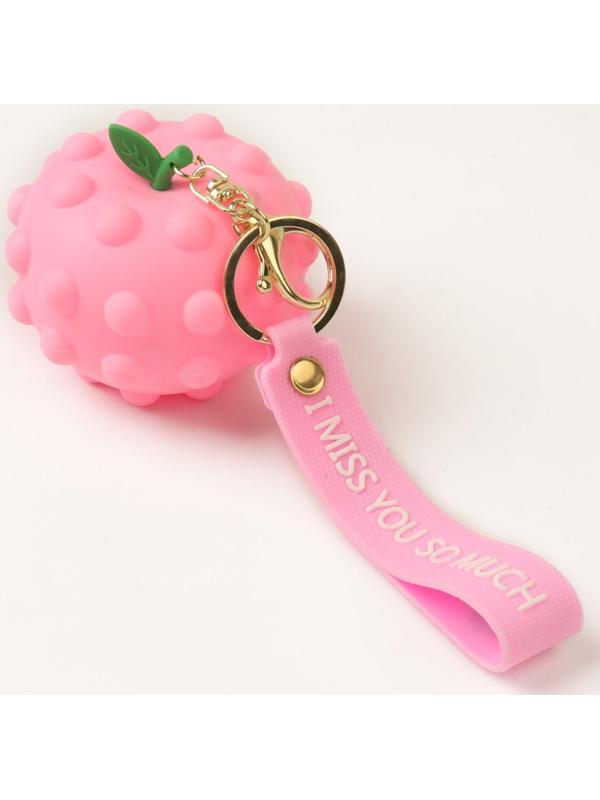 Мялка «Яблоко» на брелоке, цвета МИКС