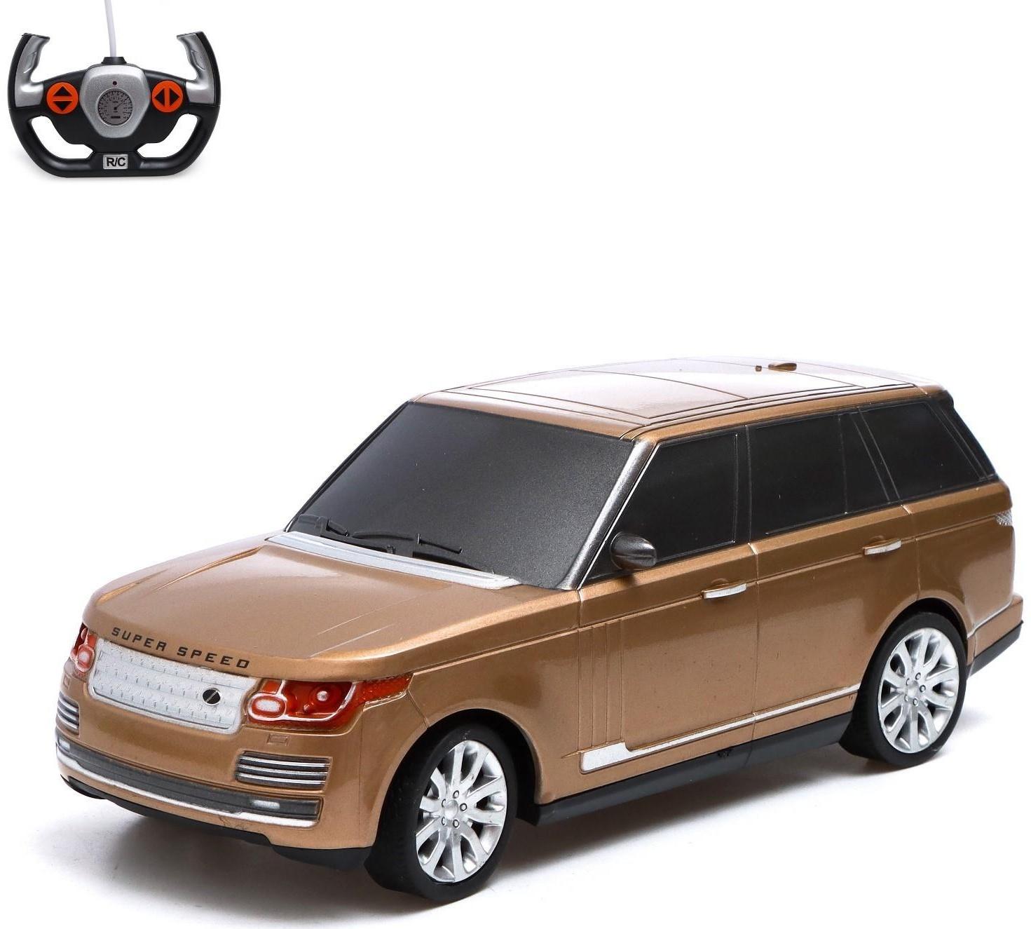 Машина радиоуправляемая «Ровер», 1;24, работает от батареек, цвет бежевый