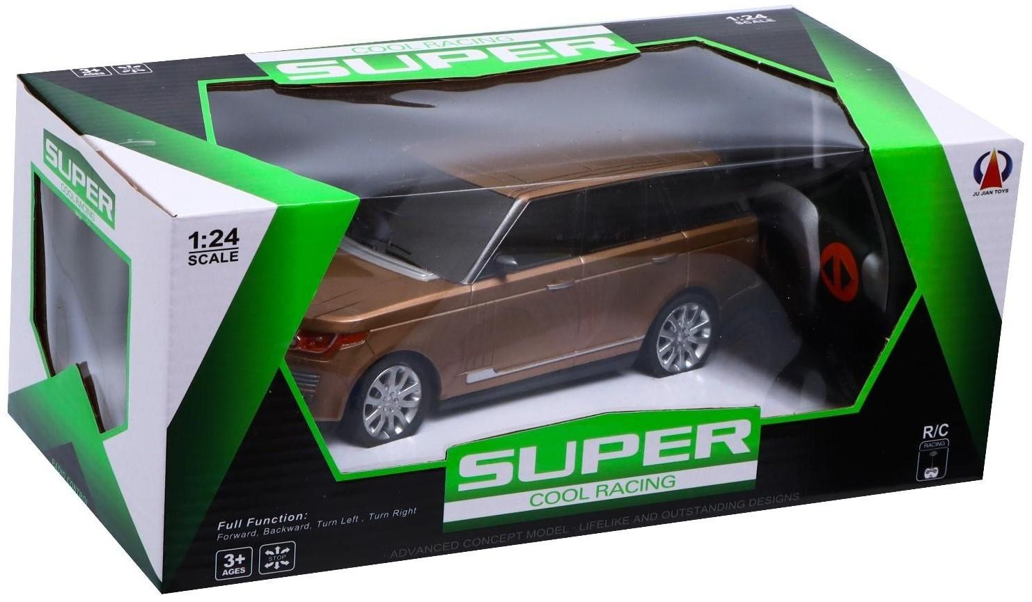 Машина радиоуправляемая «Ровер», 1;24, работает от батареек, цвет бежевый