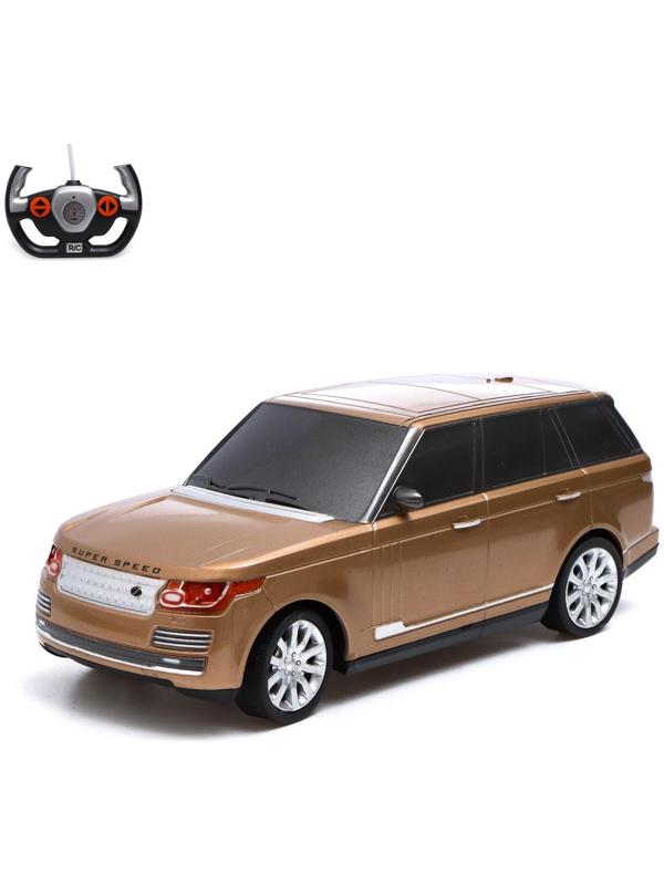 Машина радиоуправляемая «Ровер», 1;24, работает от батареек, цвет бежевый