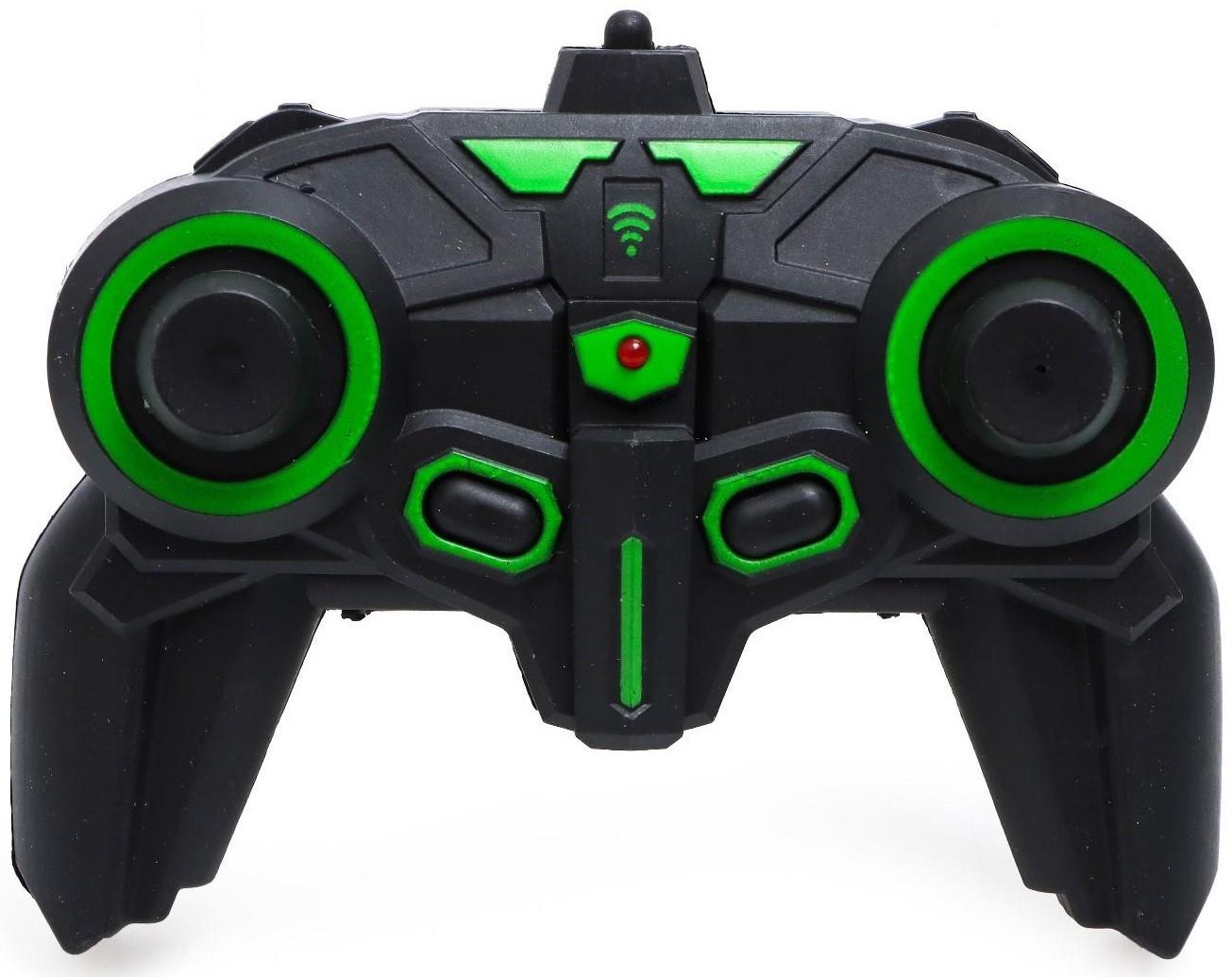 Машина - перевёртыш радиоуправляемая «Трюкач», работает от аккумулятора, цвет синий