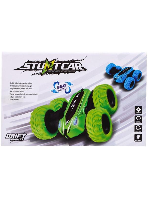 Машина - перевёртыш радиоуправляемая «Трюкач», работает от аккумулятора, цвет красный