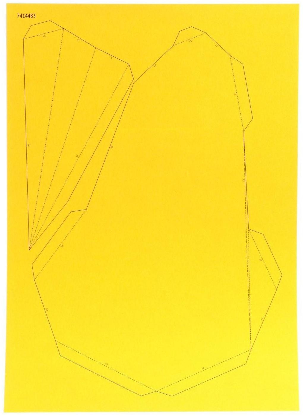 Полигональный конструктор «Единорог», 8 листов