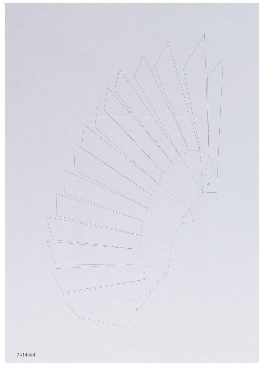 Полигональный конструктор «Птица», 6 листов