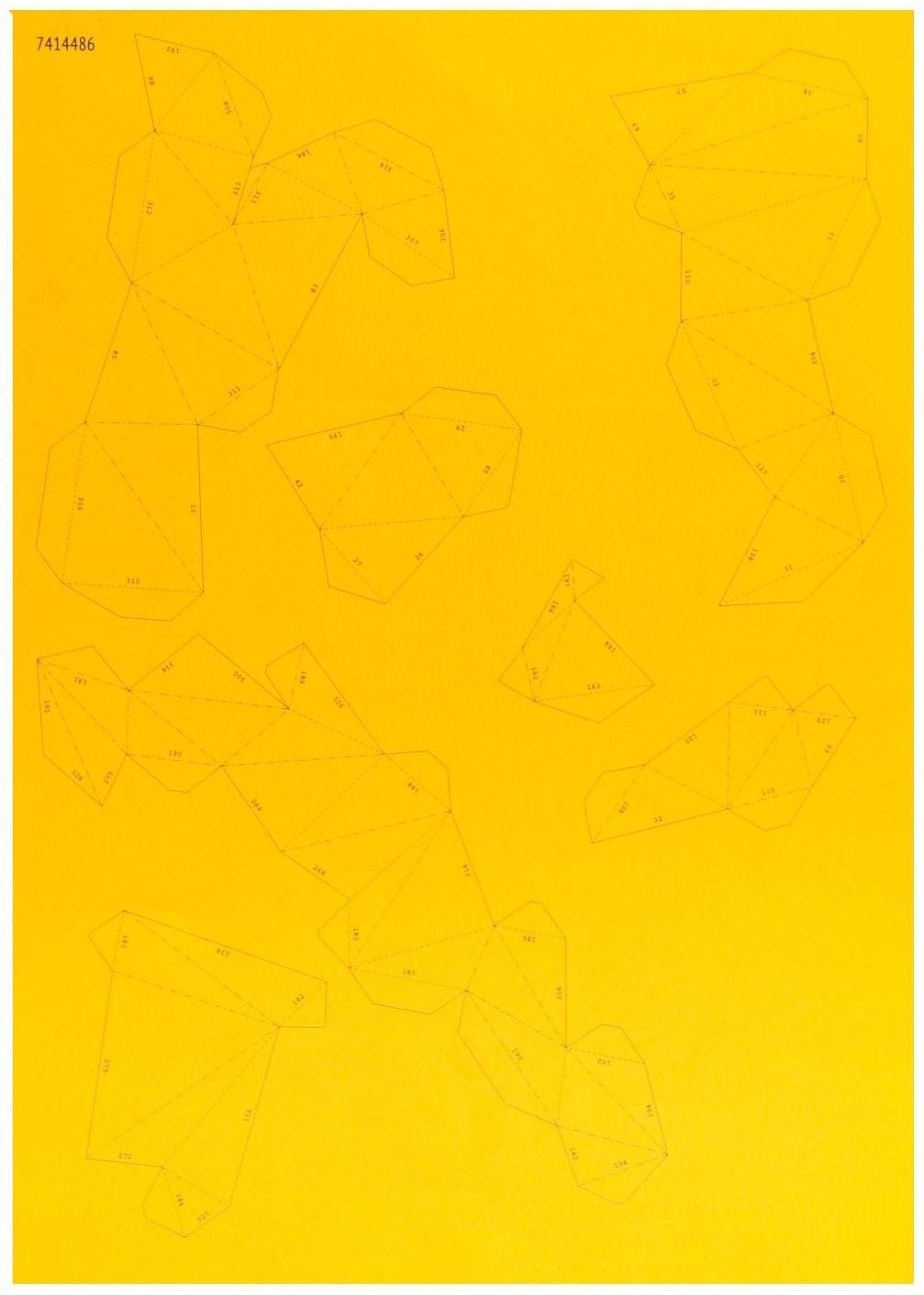 Полигональный конструктор «Лев», 8 листов