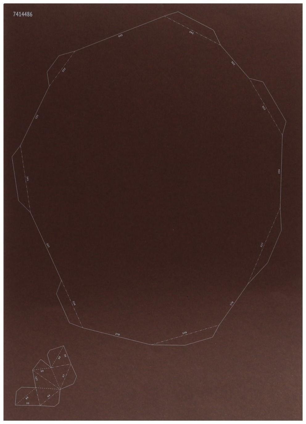 Полигональный конструктор «Лев», 8 листов