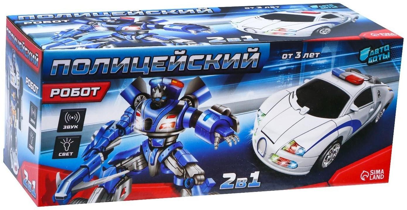 Робот «Полицейский», трансформируется, световые и звуковые эффекты