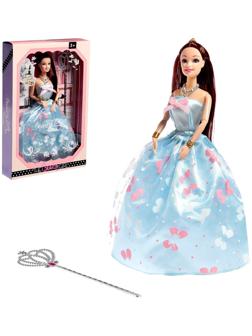 Кукла-модель шарнирная «Анна» в пышном платье, с длинными волосами и аксессуарами