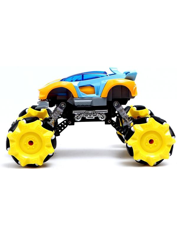 Джип радиоуправляемый DRIFT, 4WD, дрифт, работает от аккумулятора, цвет жёлтый