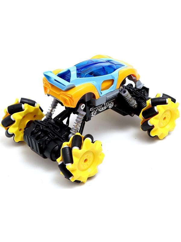 Джип радиоуправляемый DRIFT, 4WD, дрифт, работает от аккумулятора, цвет жёлтый
