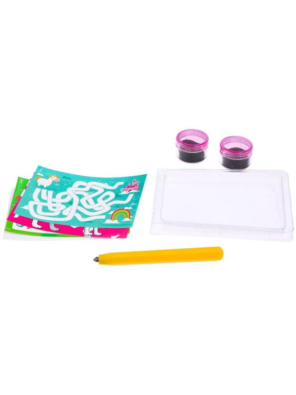 Набор для опытов «Магнитные игры», цвет розовый