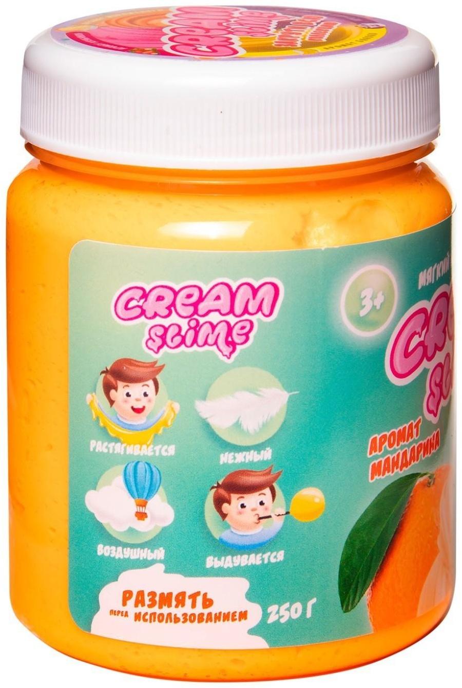 Слайм Cream-Slime с ароматом мандарина, 250 г