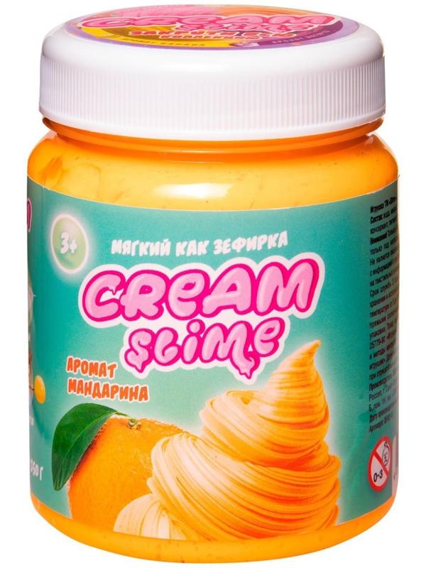 Слайм Cream-Slime с ароматом мандарина, 250 г