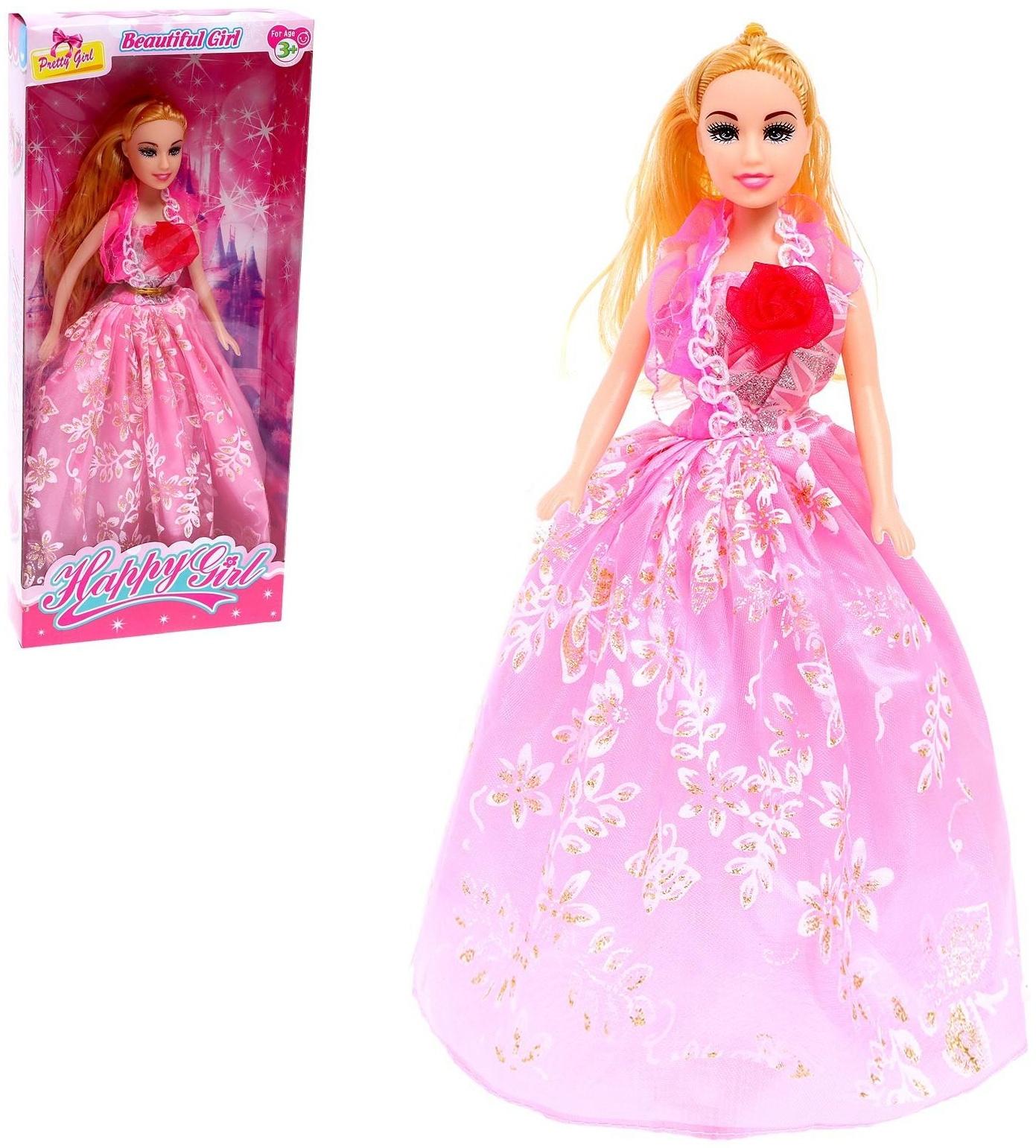 Кукла-модель «Арина» в платье, МИКС