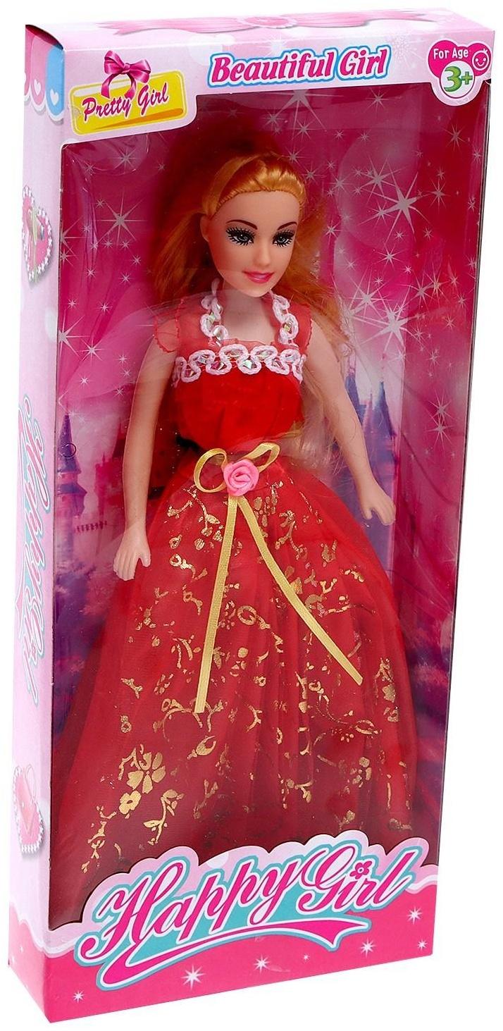 Кукла-модель «Арина» в платье, МИКС