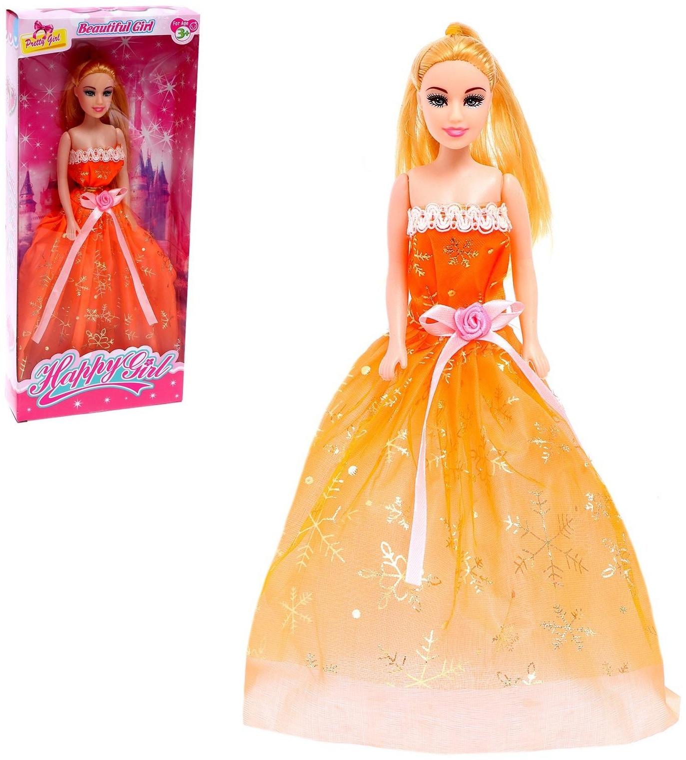 Кукла-модель «Арина» в платье, МИКС