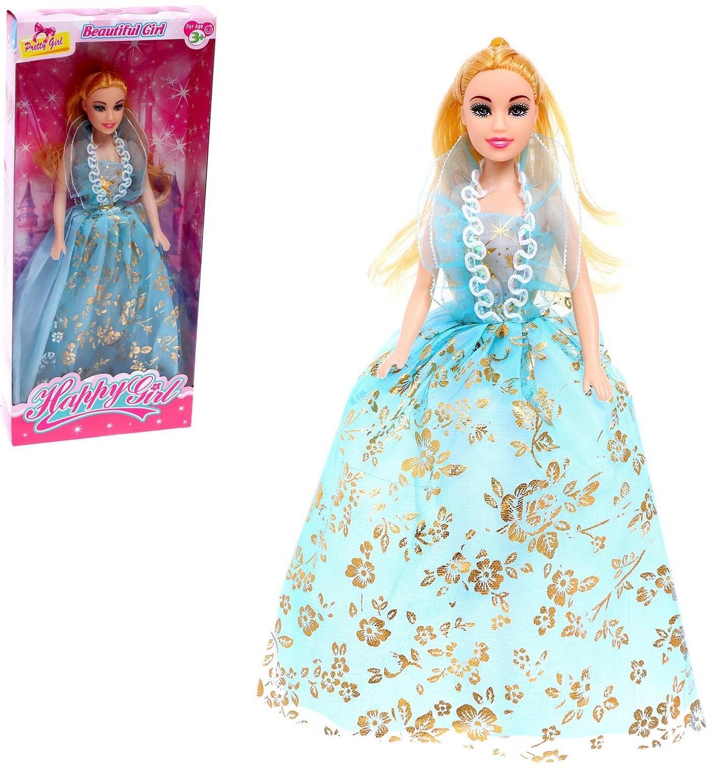 Кукла-модель «Арина» в платье, МИКС