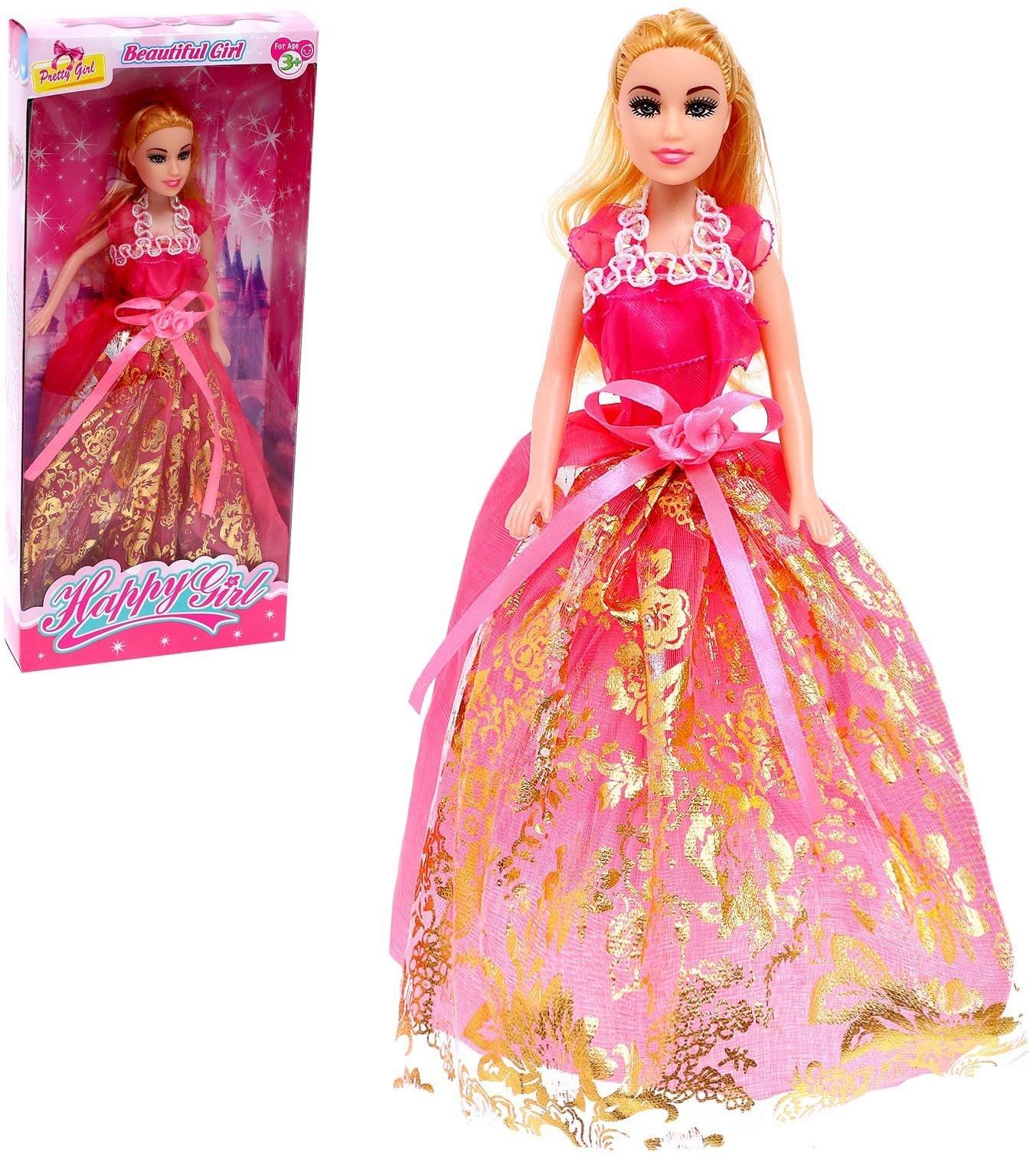 Кукла-модель «Арина» в платье, МИКС