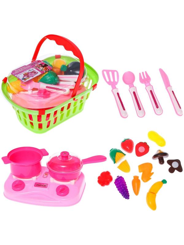 Игровой набор «Корзина с продуктами», Минни Маус