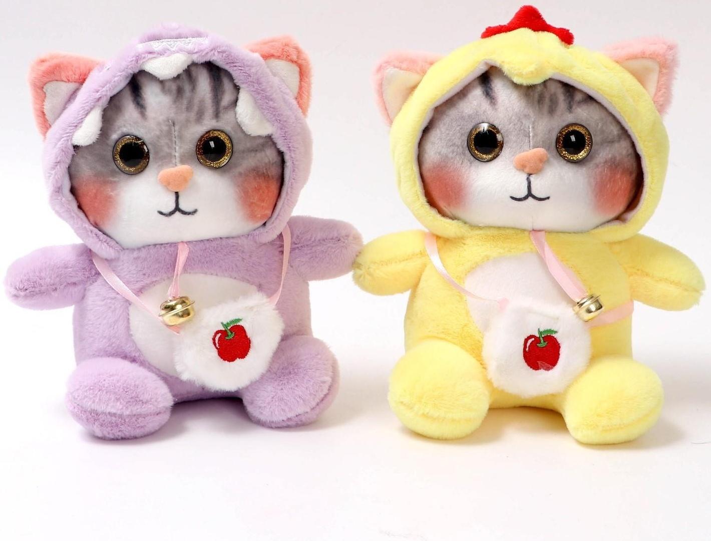 Мягкая игрушка «Котик в костюме», цвета МИКС