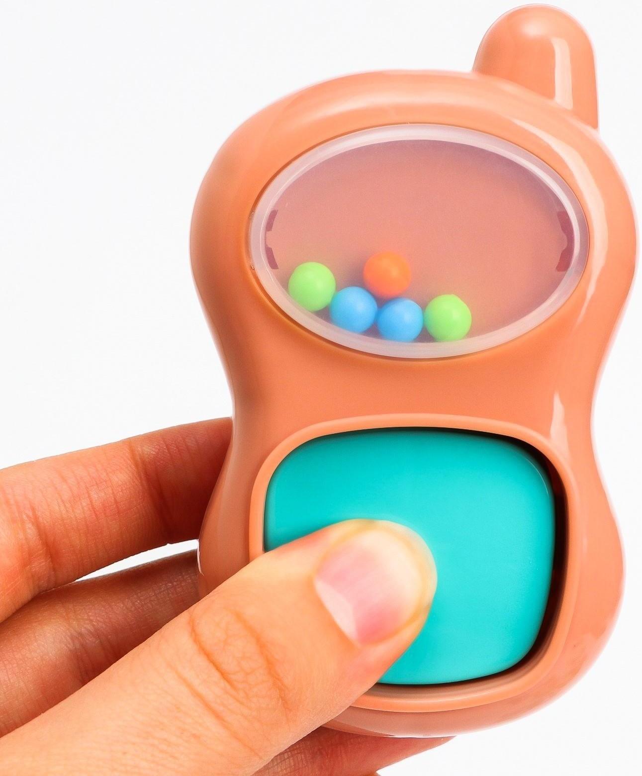 Развивающий набор «Изучаем алфавит», книжка-шуршалка, платочек, 8 погремушек, в коробке