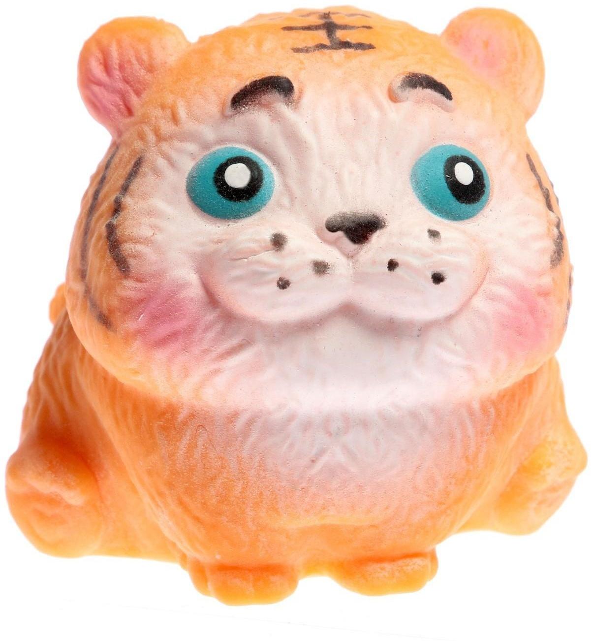 Мялка «Тигрёнок» с пастой, цвета МИКС