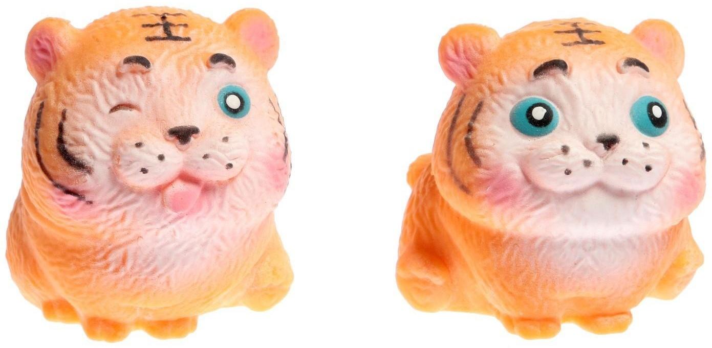 Мялка «Тигрёнок» с пастой, цвета МИКС