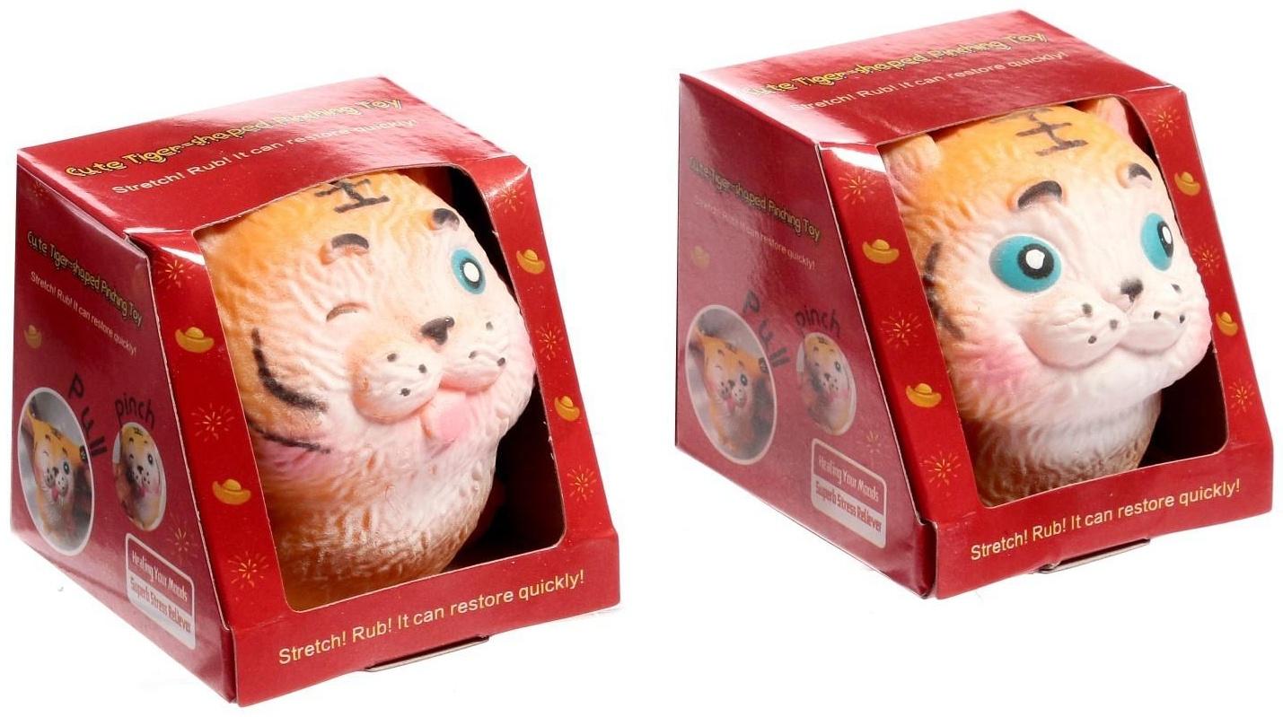 Мялка «Тигрёнок» с пастой, цвета МИКС