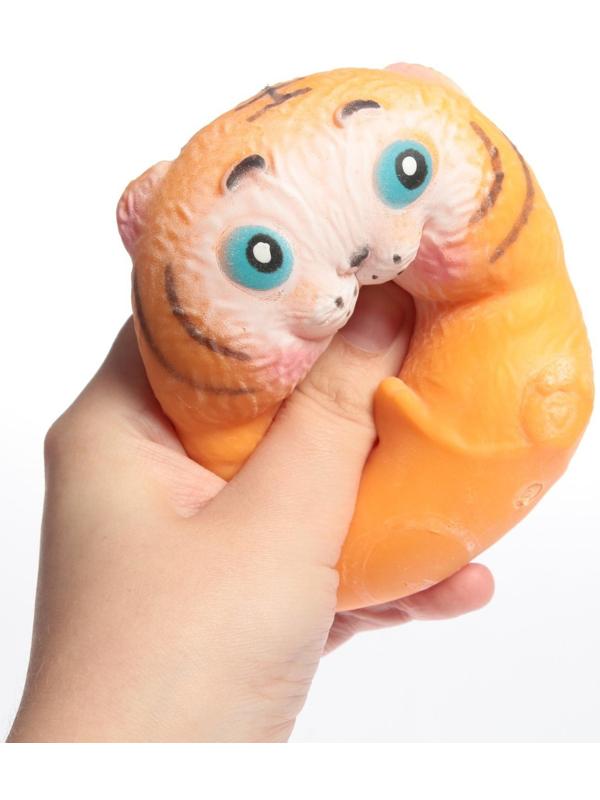 Мялка «Тигрёнок» с пастой, цвета МИКС