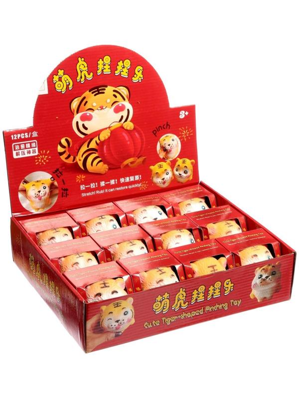 Мялка «Тигрёнок» с пастой, цвета МИКС