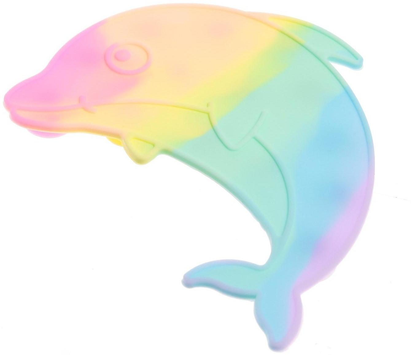 Развивающая игрушка «Дельфин» с присосками, цвета МИКС