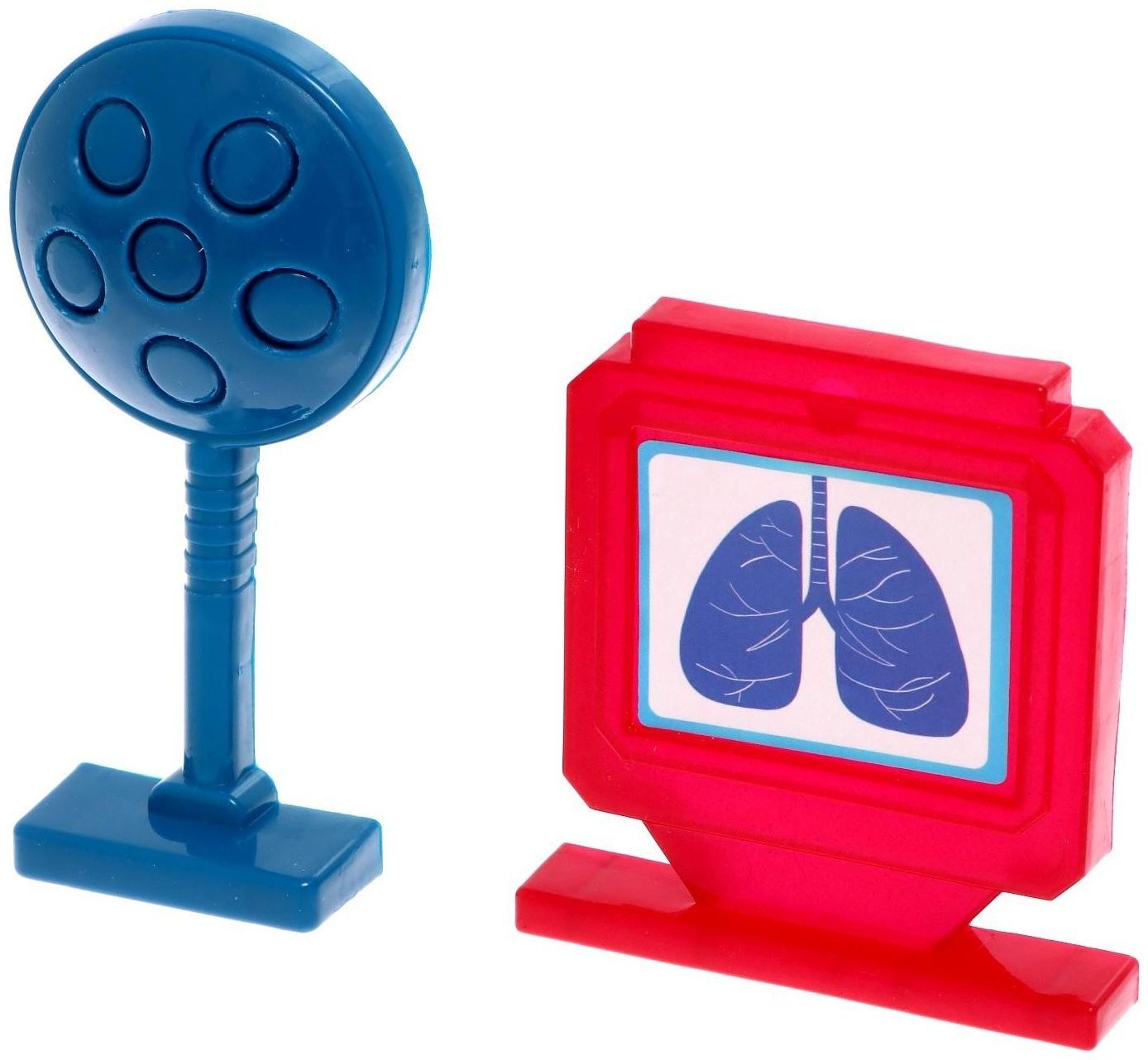 Игровой набор доктора «Учимся лечить» в коробке,15 предметов