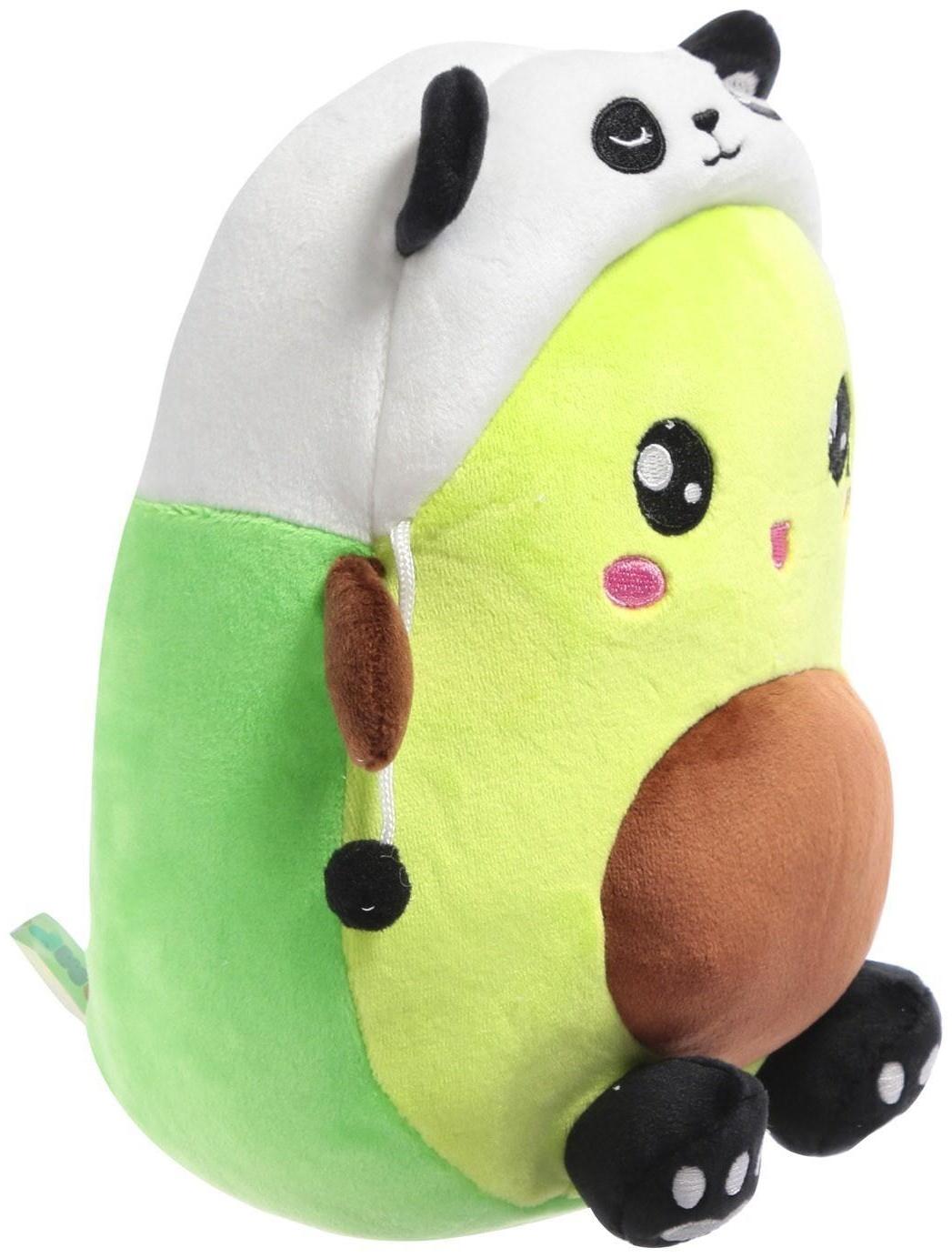 Мягкая игрушка «Авокадо», в шапочке, панда, 24 см
