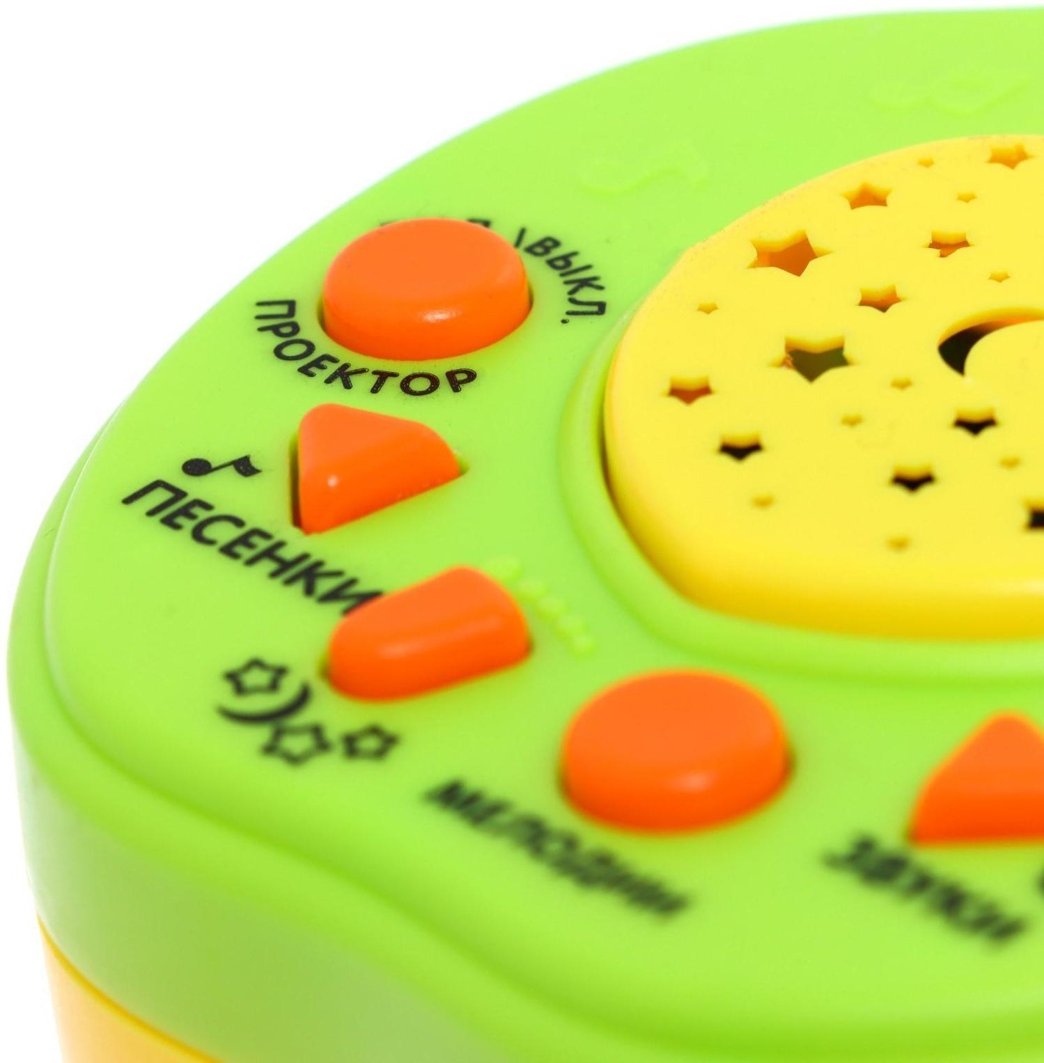 Музыкальная игрушка «Весёлые зверята», цвет зелёный