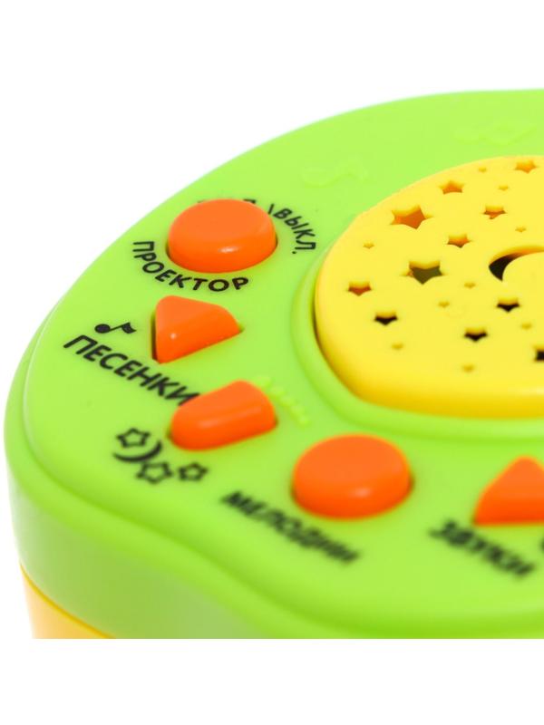 Музыкальная игрушка «Весёлые зверята», цвет зелёный