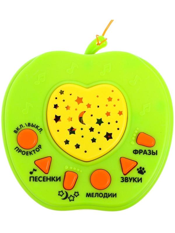 Музыкальная игрушка «Весёлые зверята», цвет зелёный