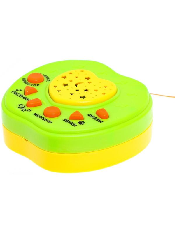 Музыкальная игрушка «Весёлые зверята», цвет зелёный