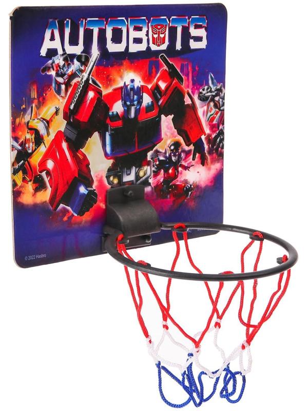 Баскетбольный набор с мячом «Трансформеры», диаметр мяча 8 см, диаметр кольца 13,5 см