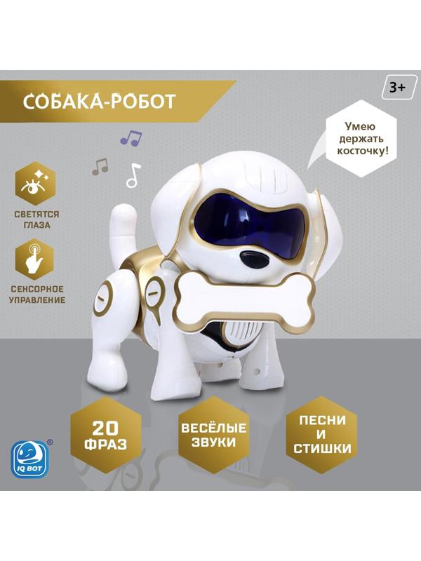 Робот-собака «Чаппи», русское озвучивание, световые и звуковые эффекты, цвет золотой