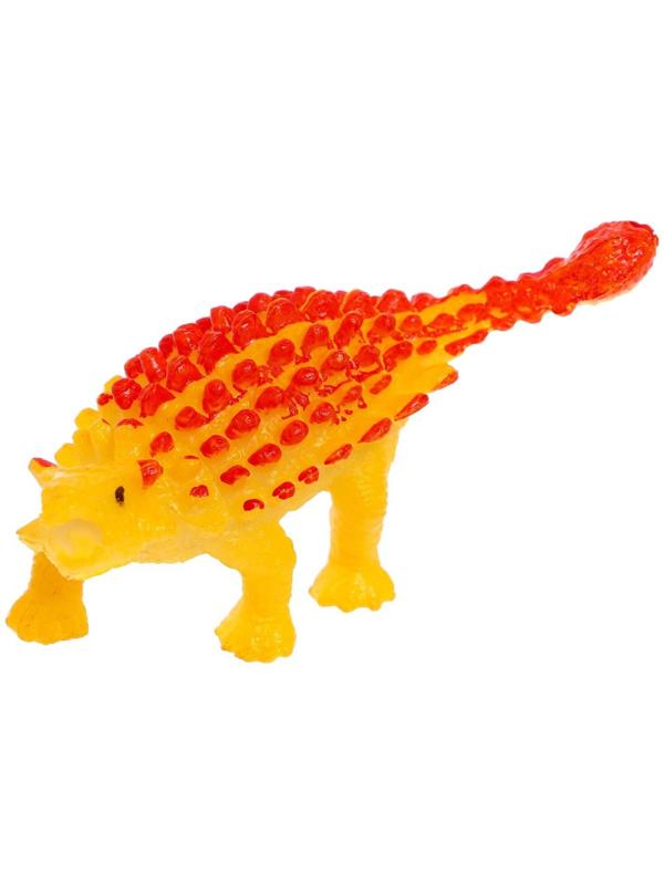 Набор животных «Мир динозавров», 6 фигурок, карта