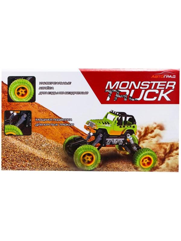 Джип радиоуправляемый «Краулер», работает от аккумулятора, цвет синий