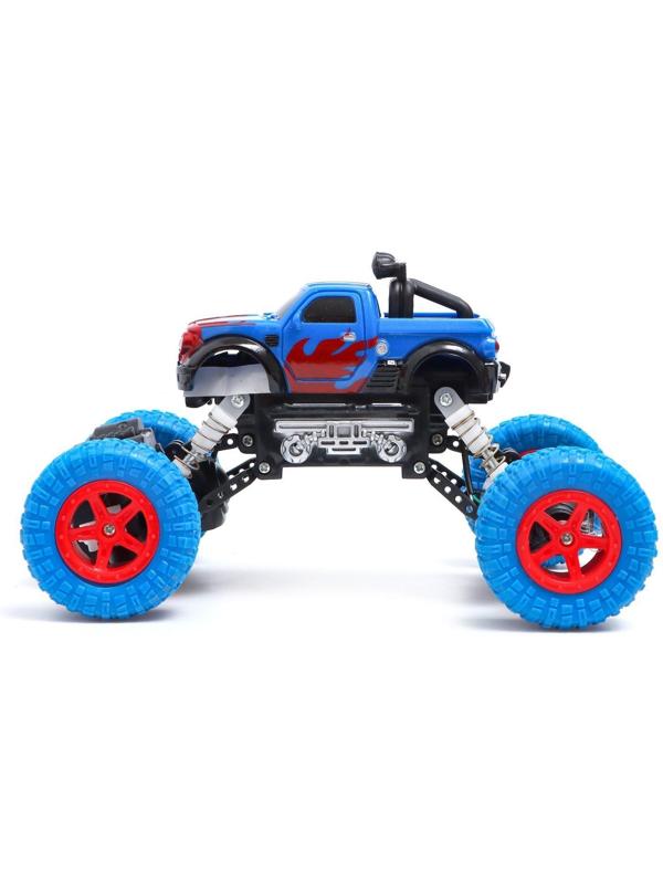 Джип радиоуправляемый «Краулер», работает от аккумулятора, цвет синий